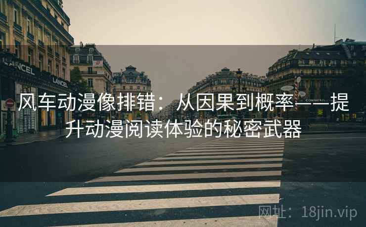 风车动漫像排错：从因果到概率——提升动漫阅读体验的秘密武器